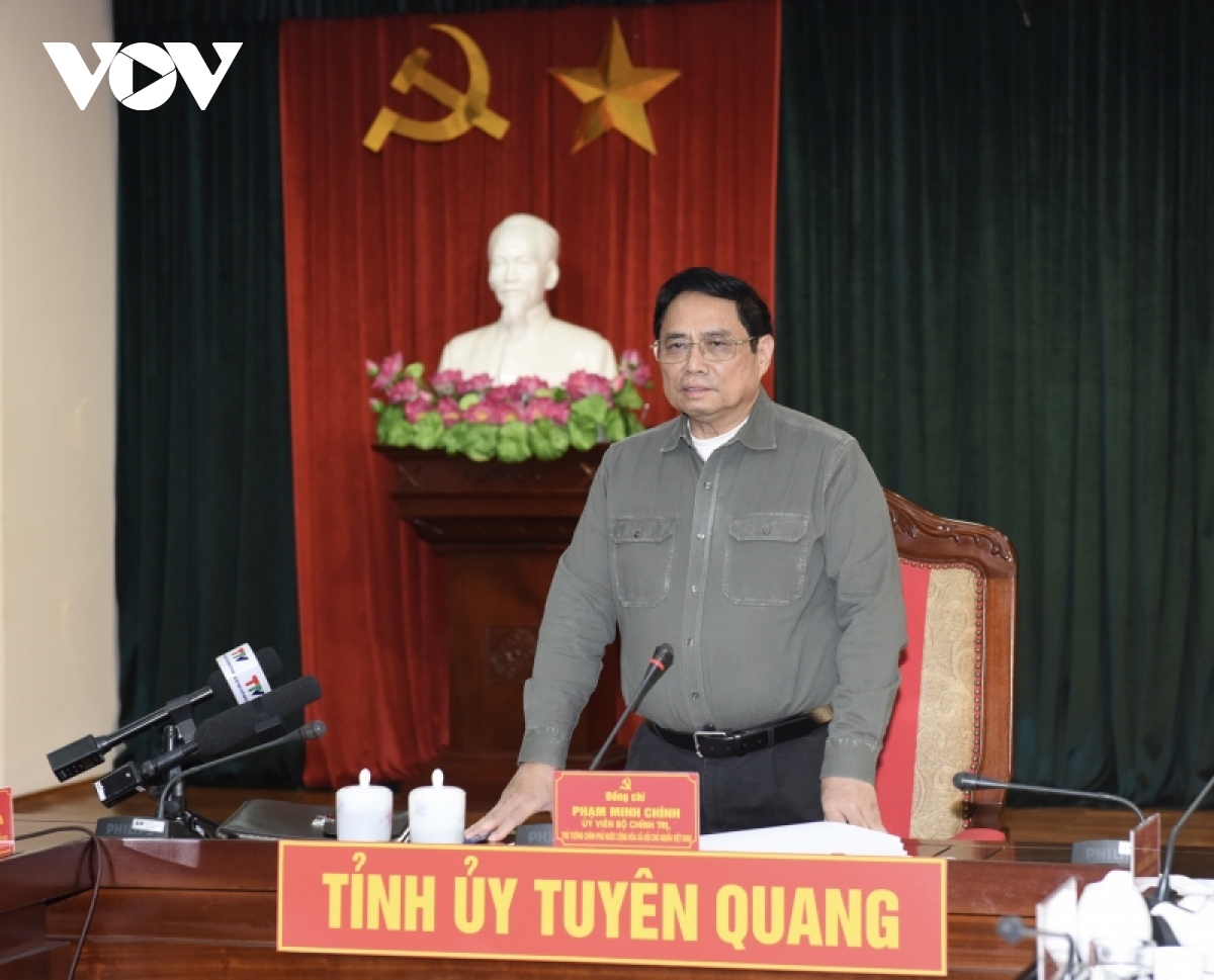 Thủ tướng chủ trì làm việc với lãnh đạo 2 tỉnh Tuyên Quang, Phú Thọ về đường cao tốc